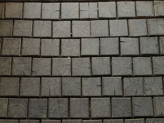 pavement with bricks oak