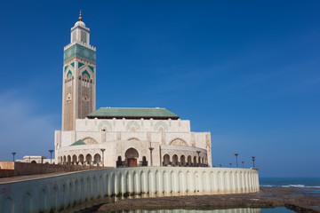 Fototapeta na wymiar Mezquita Hassan II, Casablanca, Marruecos
