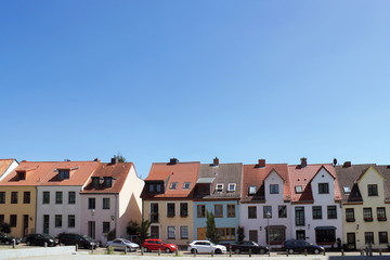 Rostock, Häuserzeile am Alten Markt
