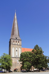Fototapeta na wymiar Rostock Piotra Kościół
