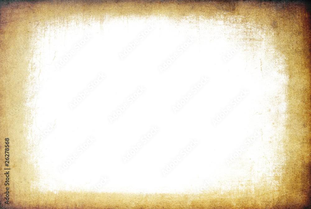 Poster Grunge frame background with isolated copyspace.