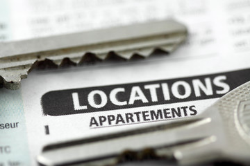 clés sur petite annonce de locations appartements