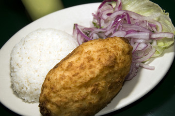 Papa Rellena Peruvian food potato
