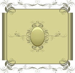 Decorative retro element for design. Vector