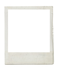 old photo frame isolated on a white background