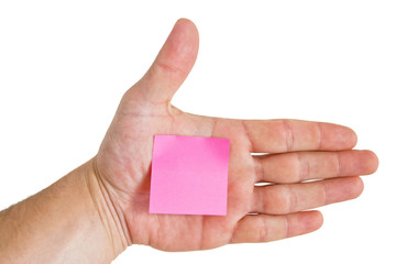 Pink Note Paper