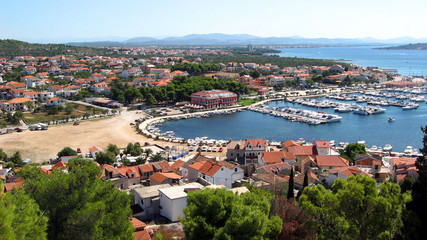 Coastal town Tribunj in Croatia