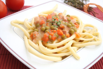 Pasta mit Gemüse