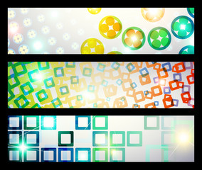 Fototapeta premium abstract banners