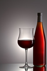 Still-life with the wine glass