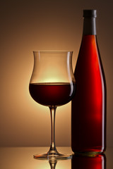 Still-life with the wine glass