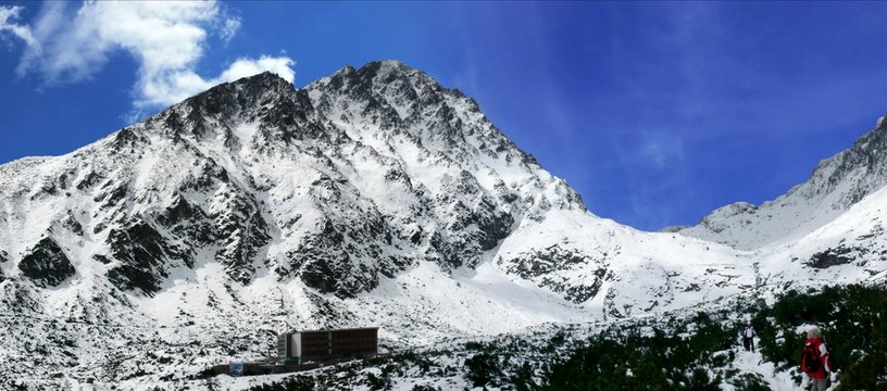 Panorama Von Sliezsky Dom Zum Gerlachmassiv