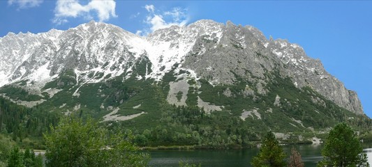Panorama in Popradske Pleso
