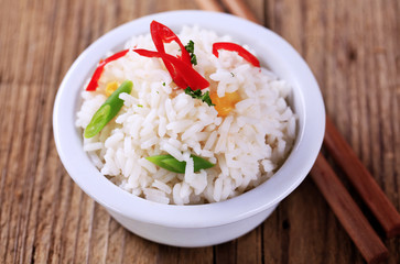 Cooked rice