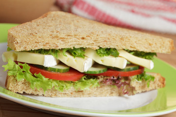 Sandwich mit Brie