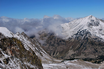 Les montagnes ari&egrave;geoises en hiver