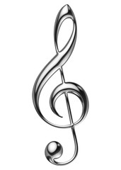 Cl&eacute; de sol chrom&eacute;e