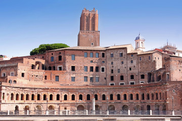 Obraz premium details of Trajan Market in Rome