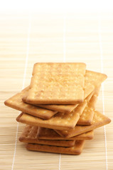 Stack of crackers