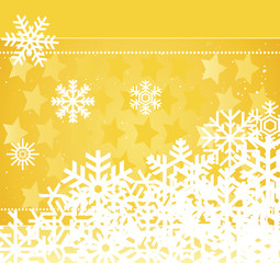 Snowflake winter vector background