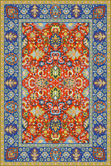 Persian detailed vector carpet - 26299985