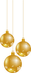 palline natalizie oro