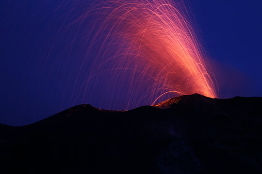 volcano eruption