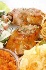 meat with potatoes