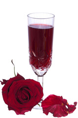 glass of champagne