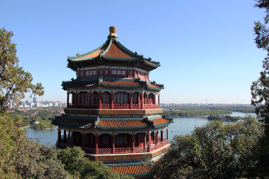 Pagode im Sommerpalast in Peking