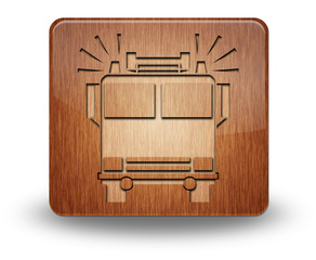 Wooden Icon "Fire Engine"