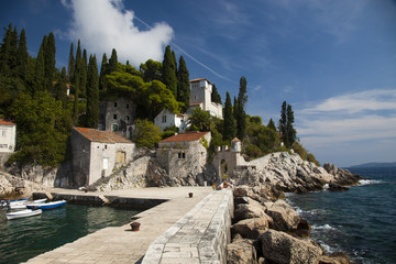 Naklejka premium trsteno, kroatien