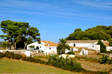 Fototapeta na wymiar old farm in Menorca, Balearic Islands, Spain