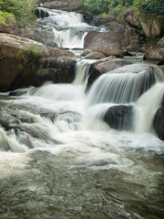 Fototapeta na wymiar waterfall power of nature