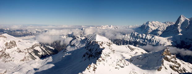 Fototapeta premium Panoramic mountain view