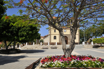Eglise San Sebastian sur la Costa Adeje à Ténérife aux Canaries