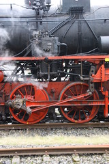 Naklejka premium Dampflok