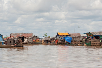 Tonle Sap See in Kambodscha