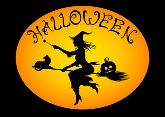 Halloween inscription