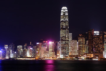 Fototapeta na wymiar skyscrapers in Hong Kong