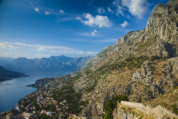 Fototapeta na wymiar Czarnogóra, Zatoka Kotorska