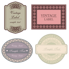 vintage labels