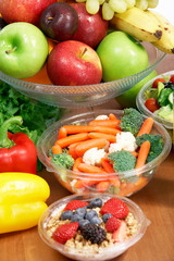 Vegetables and fruits