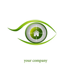 logo entreprise, oeil