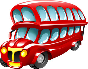 Cartoon double-decker