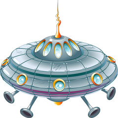 cartoon ufo