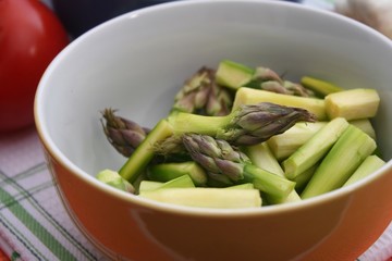 Grüner Spargel