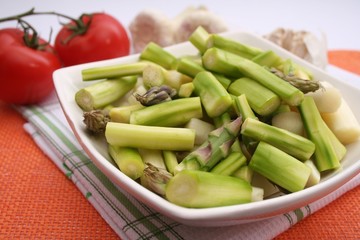 Grüner Spargel