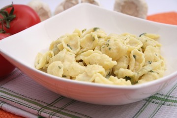 Nudeln mit Spinat