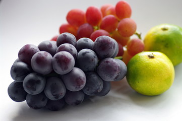 秋の味覚/ミカン/巨峰/甲斐路